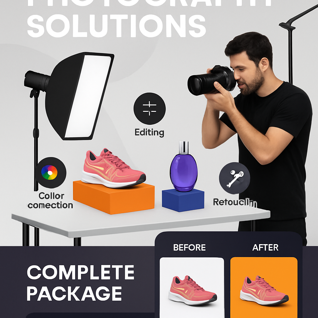 Dịch Vụ Chụp Ảnh Sản Phẩm Trọn Gói