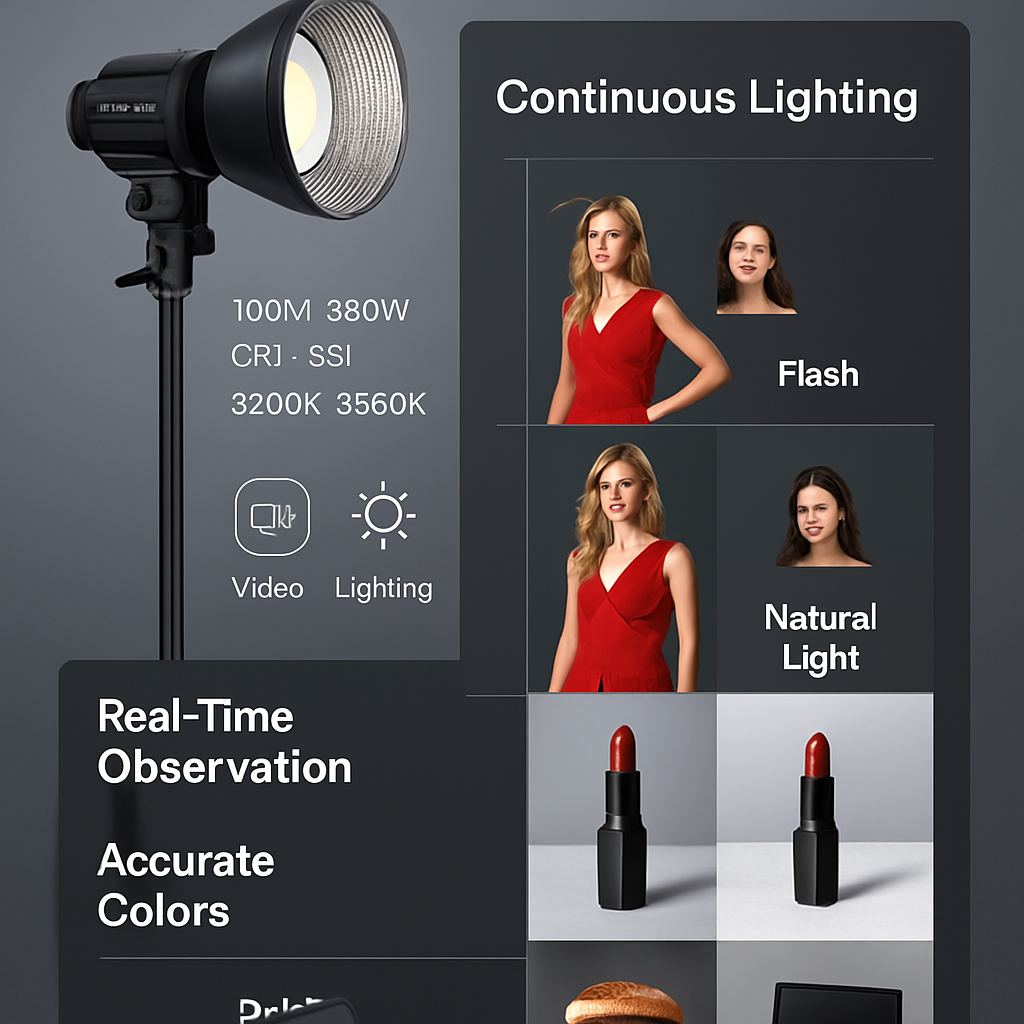 Studio Ánh Sáng Liên Tục Chuyên Nghiệp