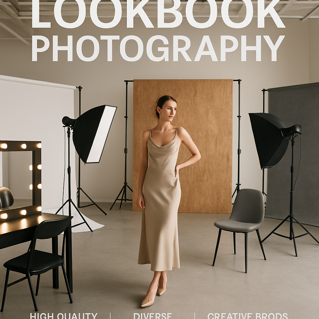 Studio Chụp Lookbook Thời Trang Rộng Rãi, Chuyên Nghiệp